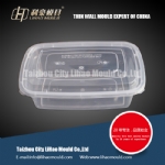 1250ml thin wall square container mould