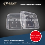 500ml disposable thin wall square container mould