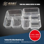water sealing compartment lunch box mould