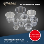 various shapes of thin wall round container mould