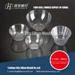 PS thin wall bowl of round container mould