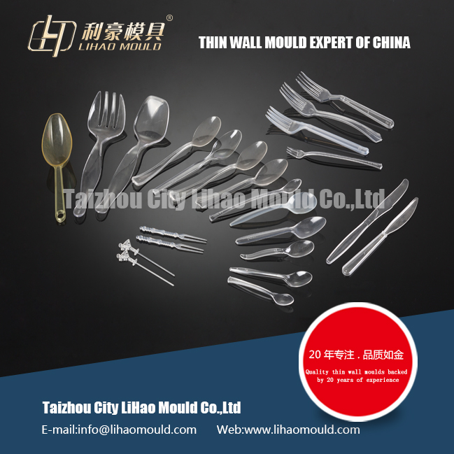 transparent spoon fork knife dishware mould